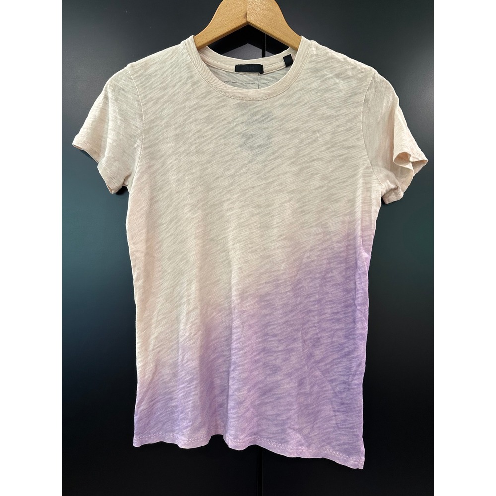 ATM Anthony Thomas Melillo Dip Dye Slub Jersey T-Shirt XS AW1145-FK107